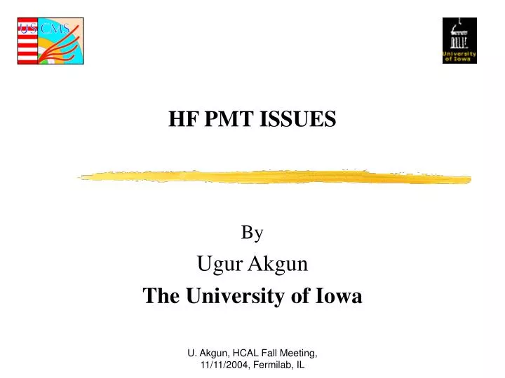 hf pmt issues