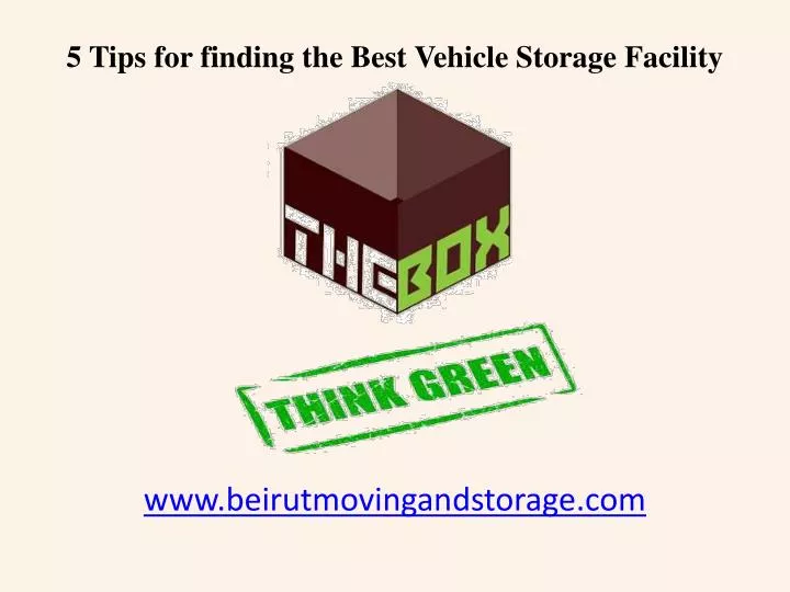 5 tips for finding the best vehicle storage facility