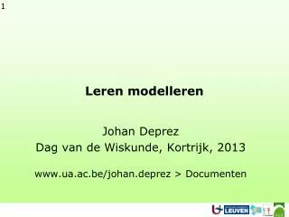 leren modelleren