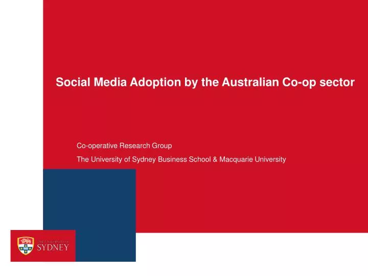 social media adoption by the australian co op sector