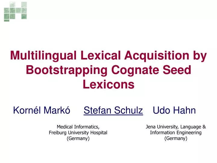 multilingual lexical acquisition by bootstrapping cognate seed lexicons