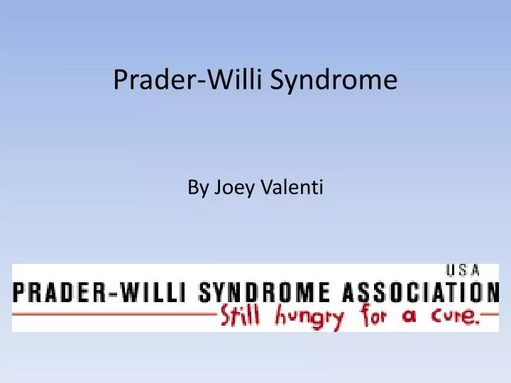 prader willi syndrome