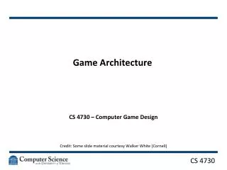 Game Architecture