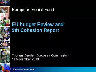 eu budget review and 5th cohesion report