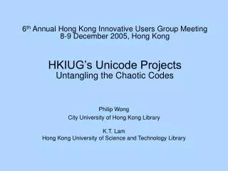 Philip Wong City University of Hong Kong Library