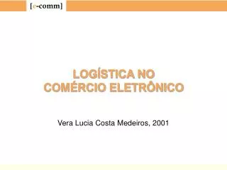 log stica no com rcio eletr nico