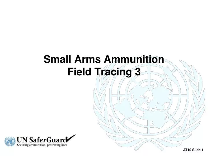 small arms ammunition field tracing 3
