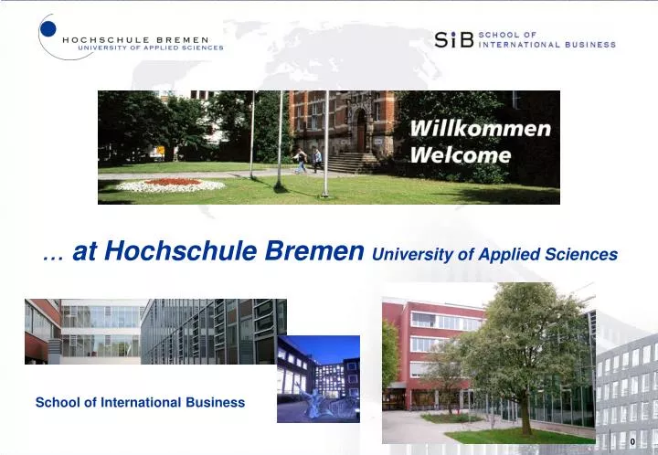 at hochschule bremen university o f applied sciences