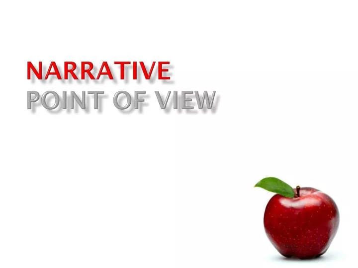narrative point of view