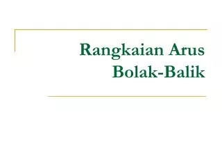 rangkaian arus bolak balik
