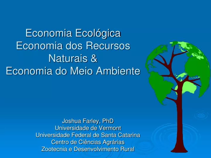 economia ecol gica economia dos recursos naturais economia do meio ambiente