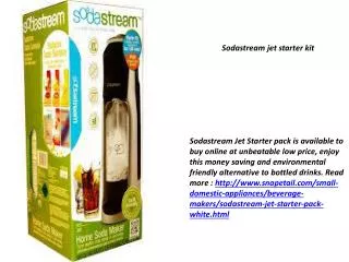 sodastream jet starter kit