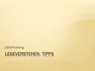 zids pruefung