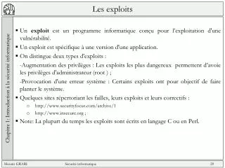 les exploits