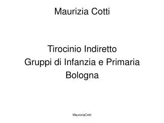 maurizia cotti