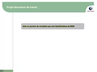 projet document de travail
