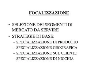 focalizzazione