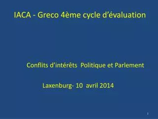 iaca greco 4 me cycle d valuation