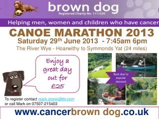 cancer brown dog .co.uk