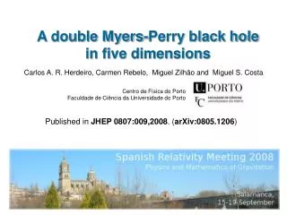 A double Myers-Perry black hole in five dimensions