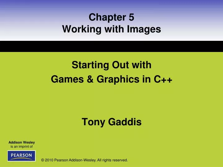 chapter 5 working with images
