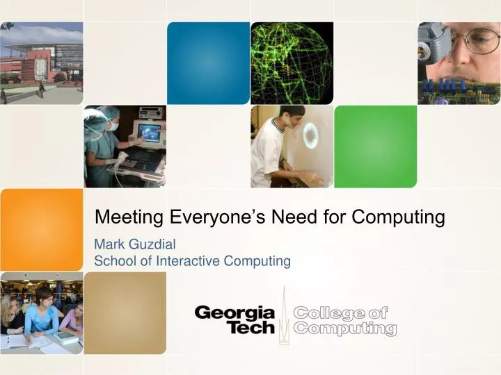 meeting everyone s need for computing