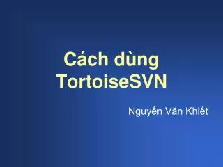 c ch d ng tortoisesvn
