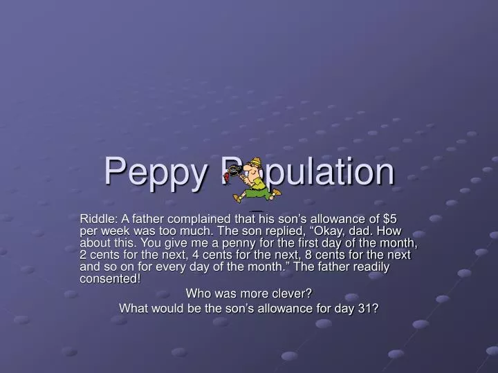 peppy population