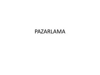 pazarlama