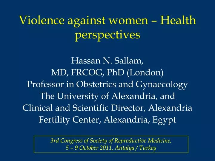violence against women health perspectives