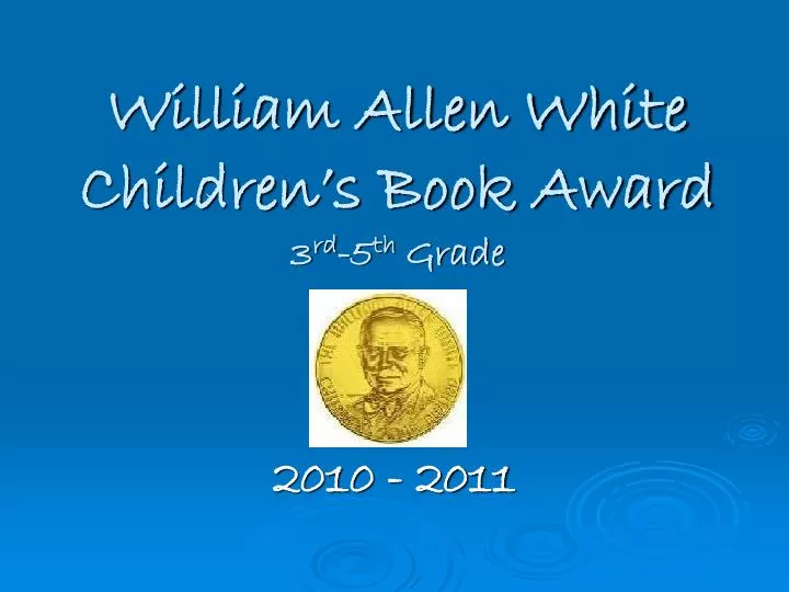 william allen white children s book award 3 rd 5 th grade