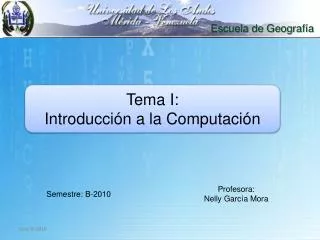 Escuela de Geografía