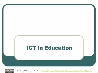 ICT in Education