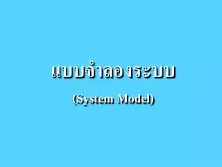 system model