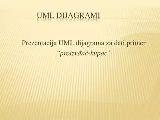 uml dijagrami