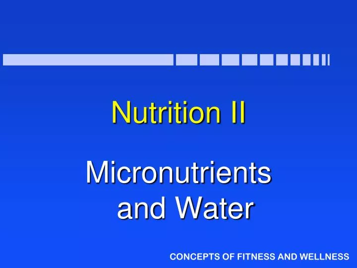 nutrition ii