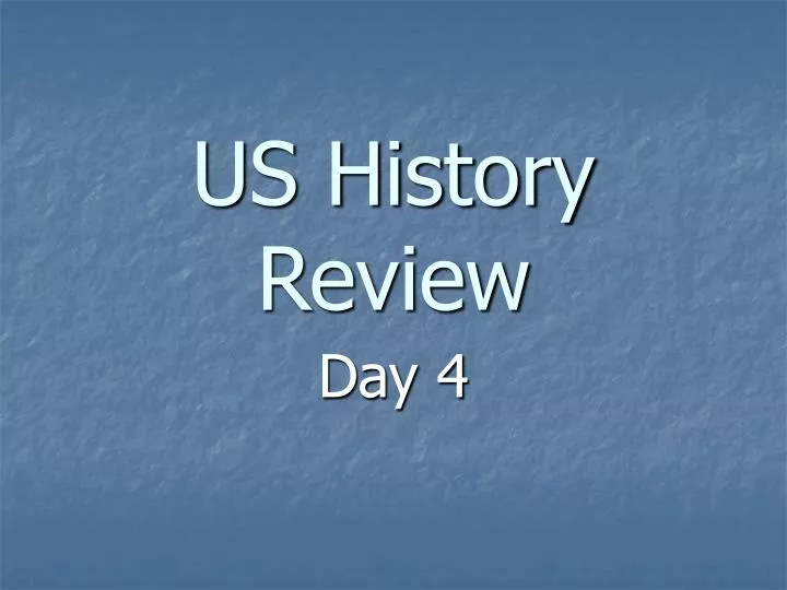 us history review