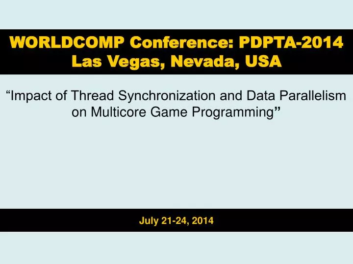 impact of thread synchronization and data parallelism on multicore game programming