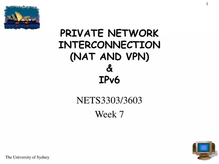 private network interconnection nat and vpn ipv6
