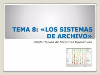 tema 8 los sistemas de archivo