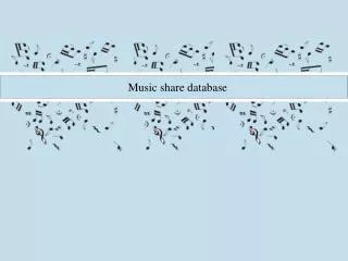 Music share database