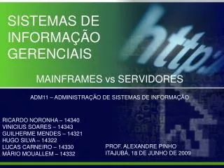 sistemas de informa o gerenciais
