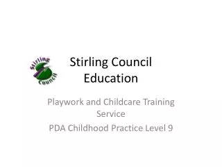 Stirling Council Education