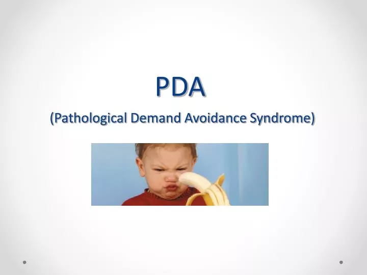 pda pathological demand avoidance syndrome