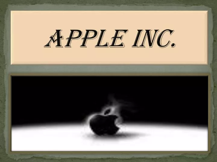apple inc