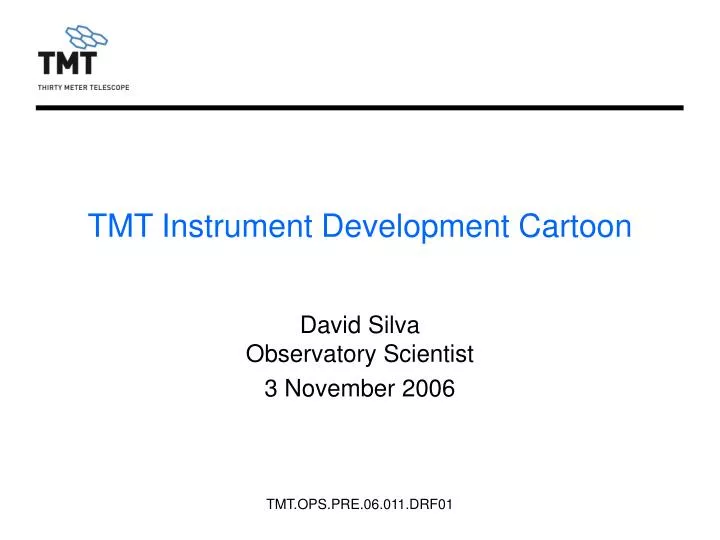 tmt instrument development cartoon