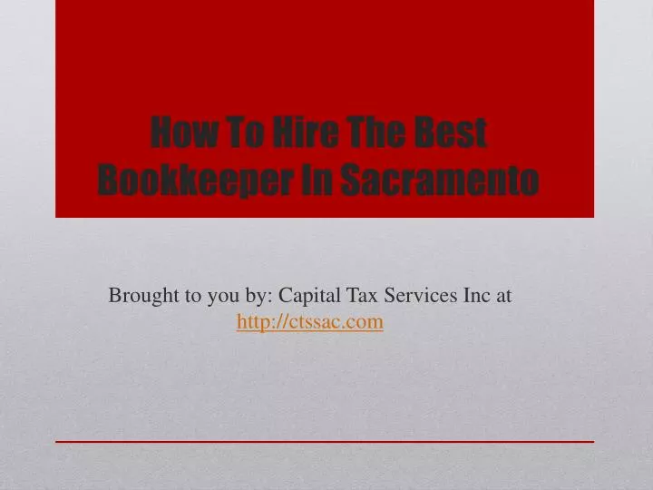 how to hire the best bookkeeper in sacramento