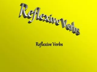 reflexive verbs