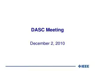 DASC Meeting