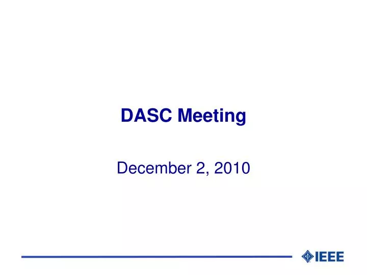 dasc meeting